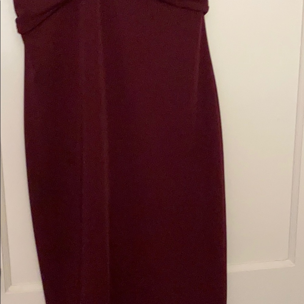 NWT Neiman Marcus burgundy red dress size:6 - Picture 3 of 11
